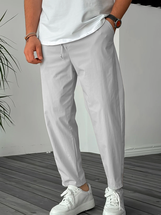 Pantaloni affusolati essenziali con coulisse uomo | Eclair